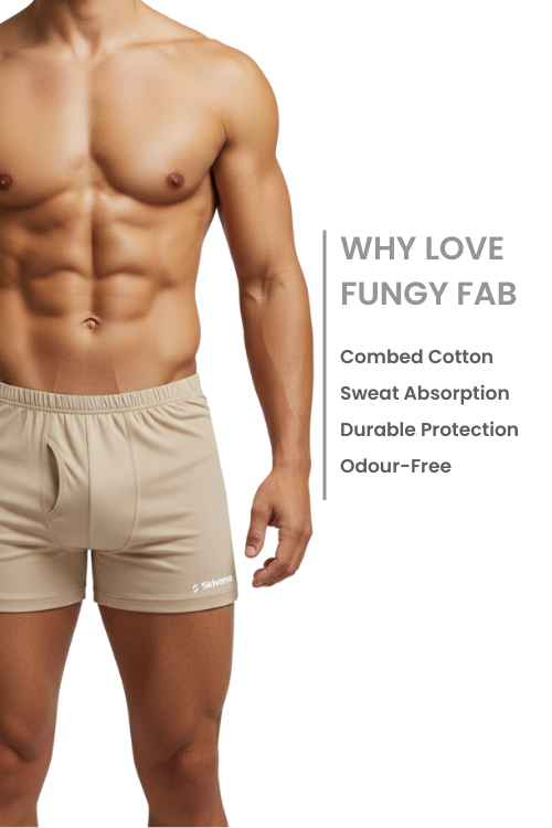 Antifungal garment Beige