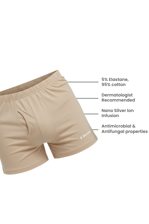 Antifungal garment Beige