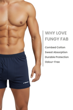 Antifungal garment deep navy blue