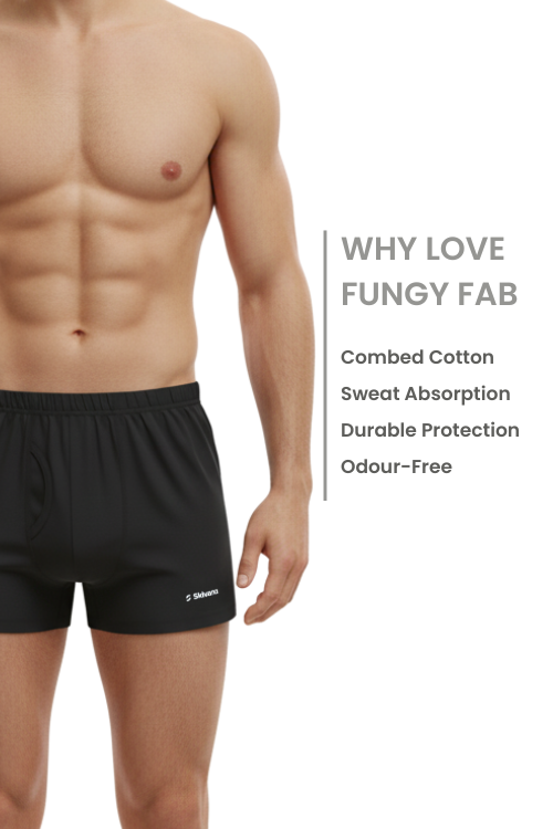 FungyFab men's antifungal trunk – black