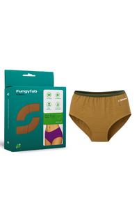 Fungyfab Women’s Antifungal Underwear Pack Of 2 (Camel Brown)