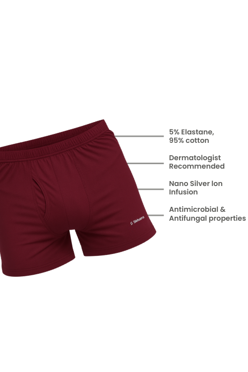 Antifungal garment Maroon