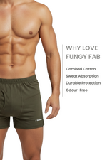 Antifungal garment olive green